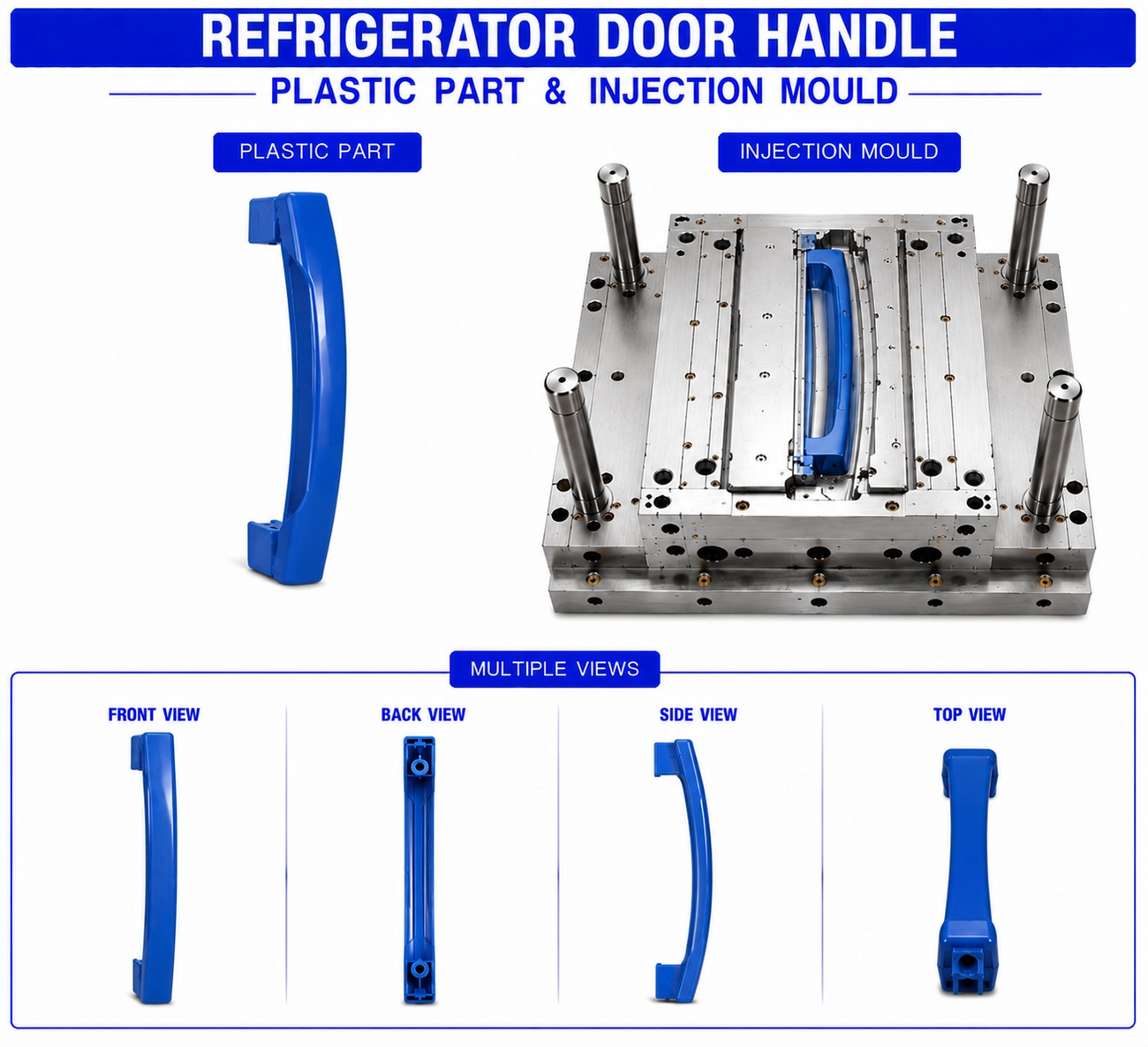 Refrigerator Plastic Door Handle